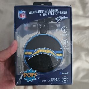 NFL Los Angeles Chargers Bluetooth Speaker with Built In Bottle Opener